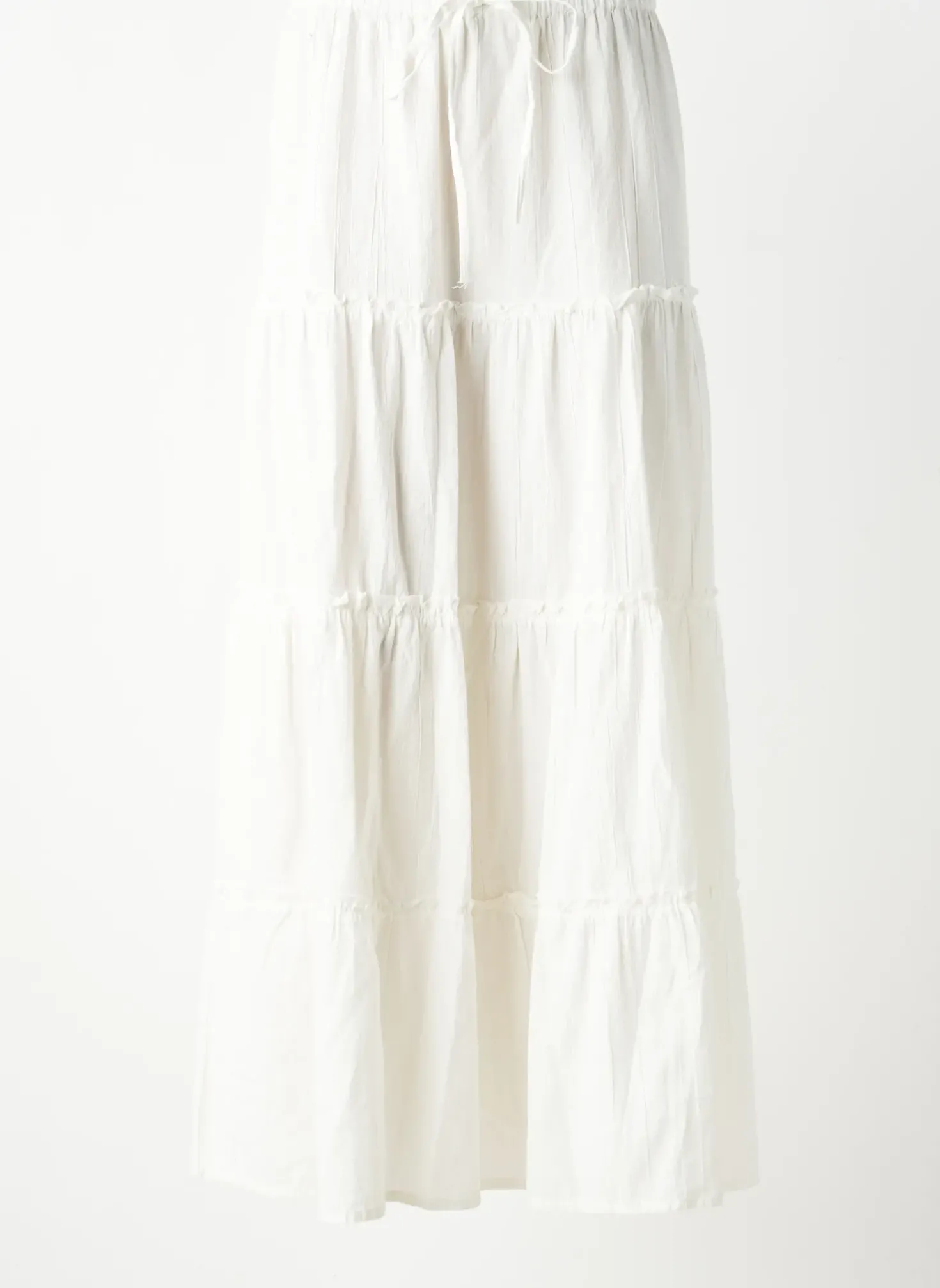 Jupe Longue Pieces Blanc