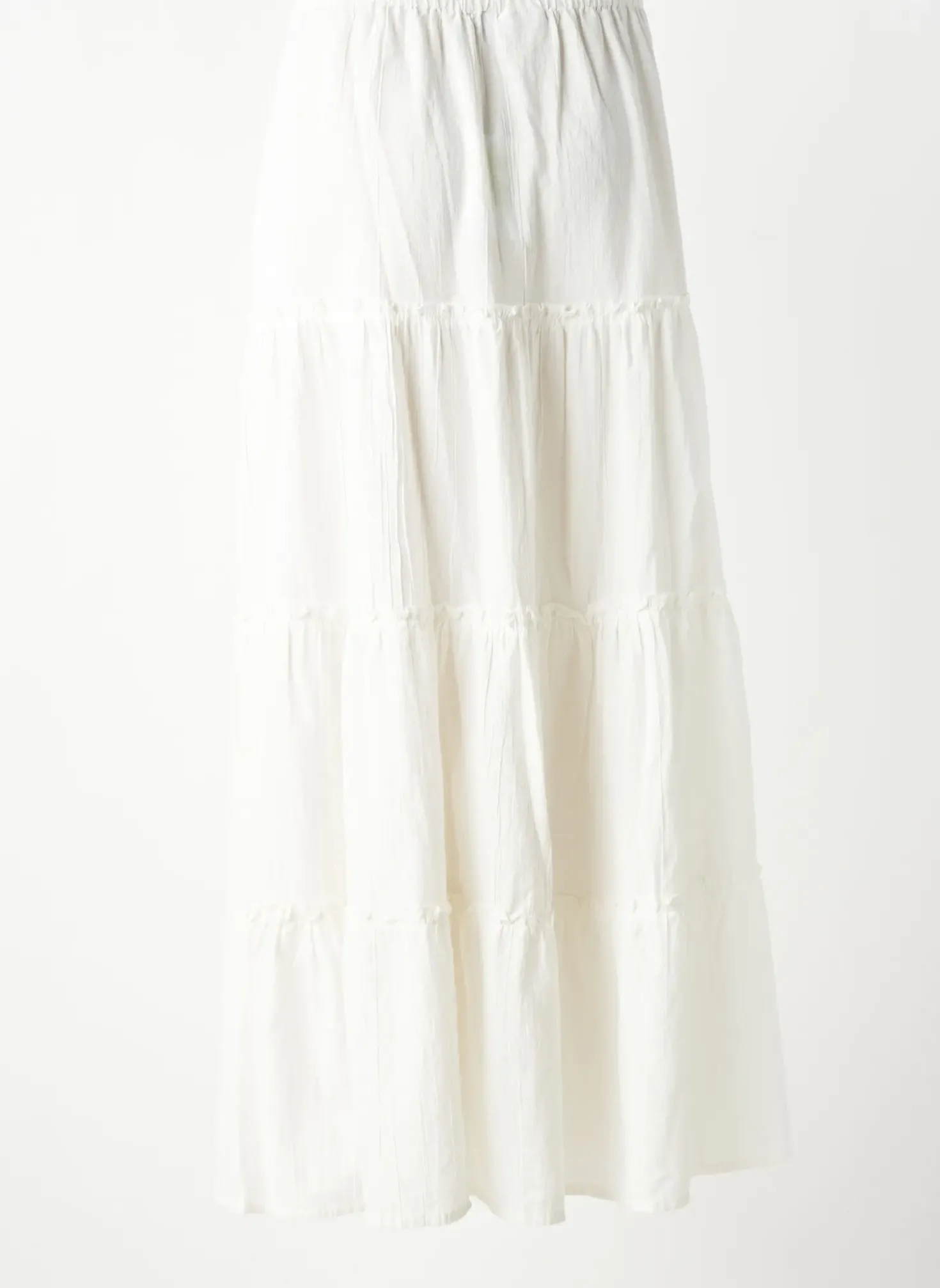 Jupe Longue Pieces Blanc