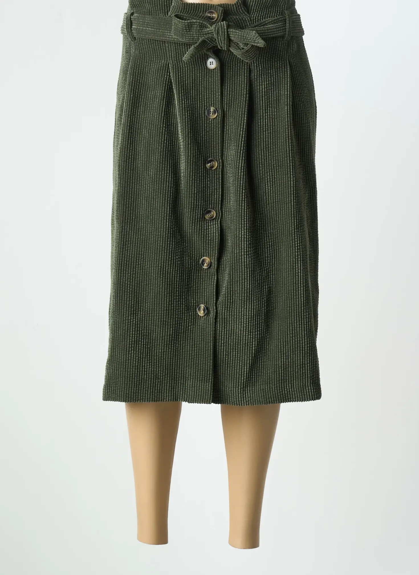 Jupe Mi-longue Danielle Engel Vert