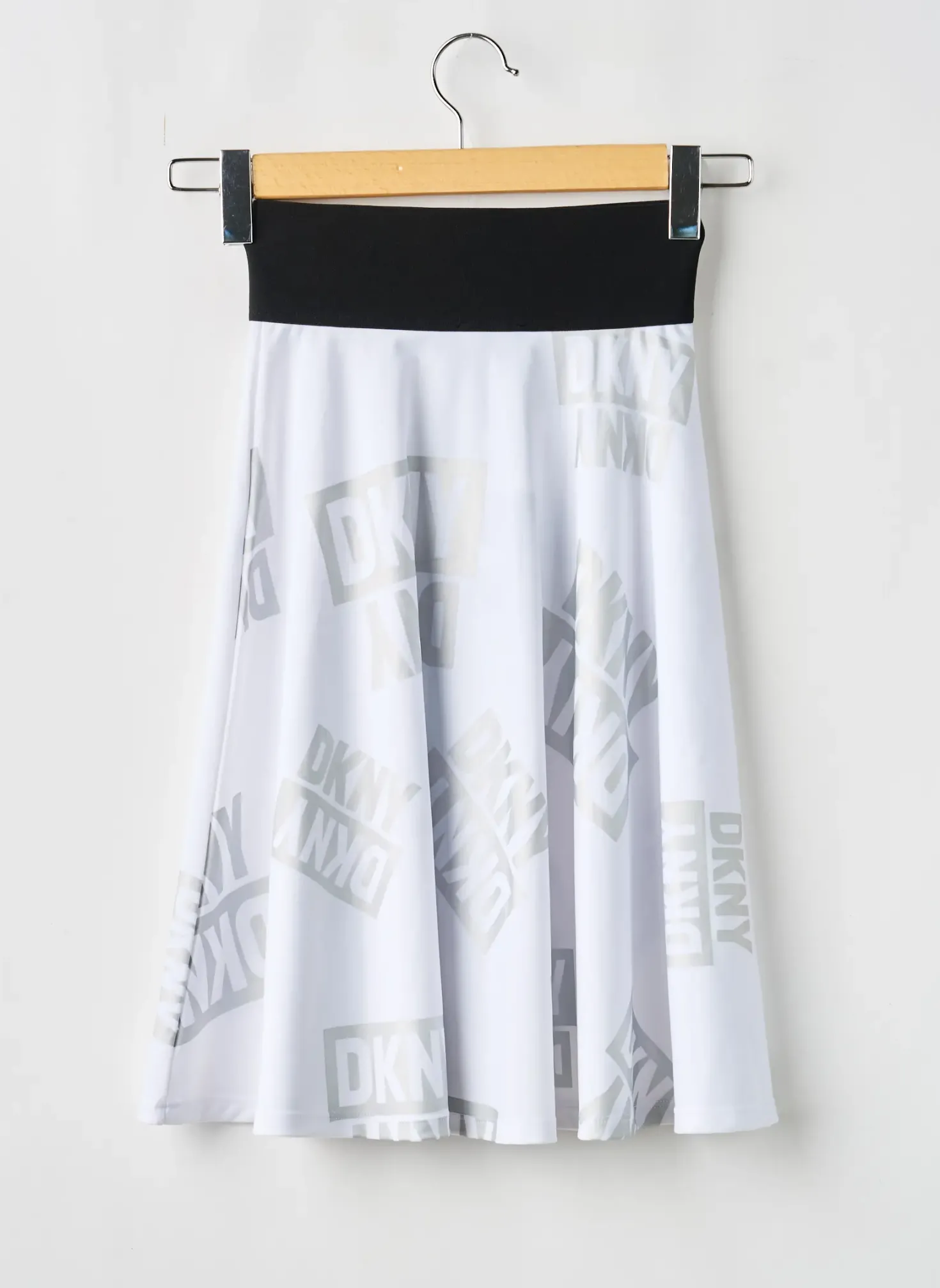 Jupe Mi-longue Dkny Blanc