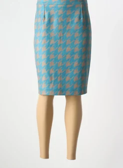 Jupe Mi-longue Estel Collection Bleu