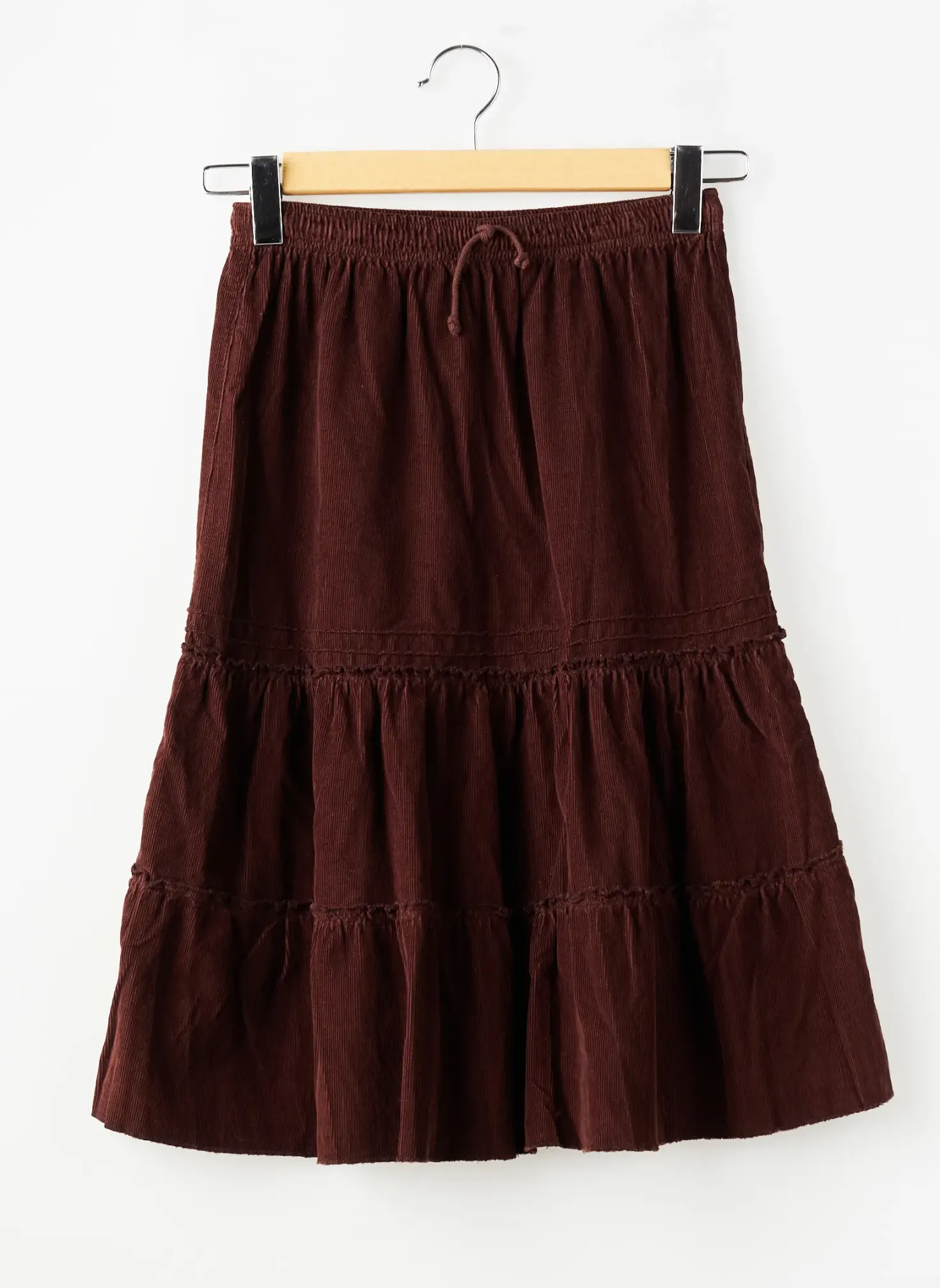 Jupe Mi-longue La Fee Maraboutee Marron