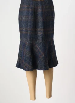 Jupe Mi-longue Olsen Bleu