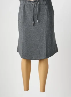 Jupe Mi-longue Sheego Gris