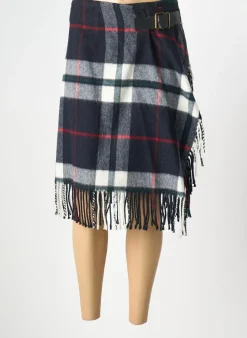 Jupe Mi-longue Shirtaporter Bleu