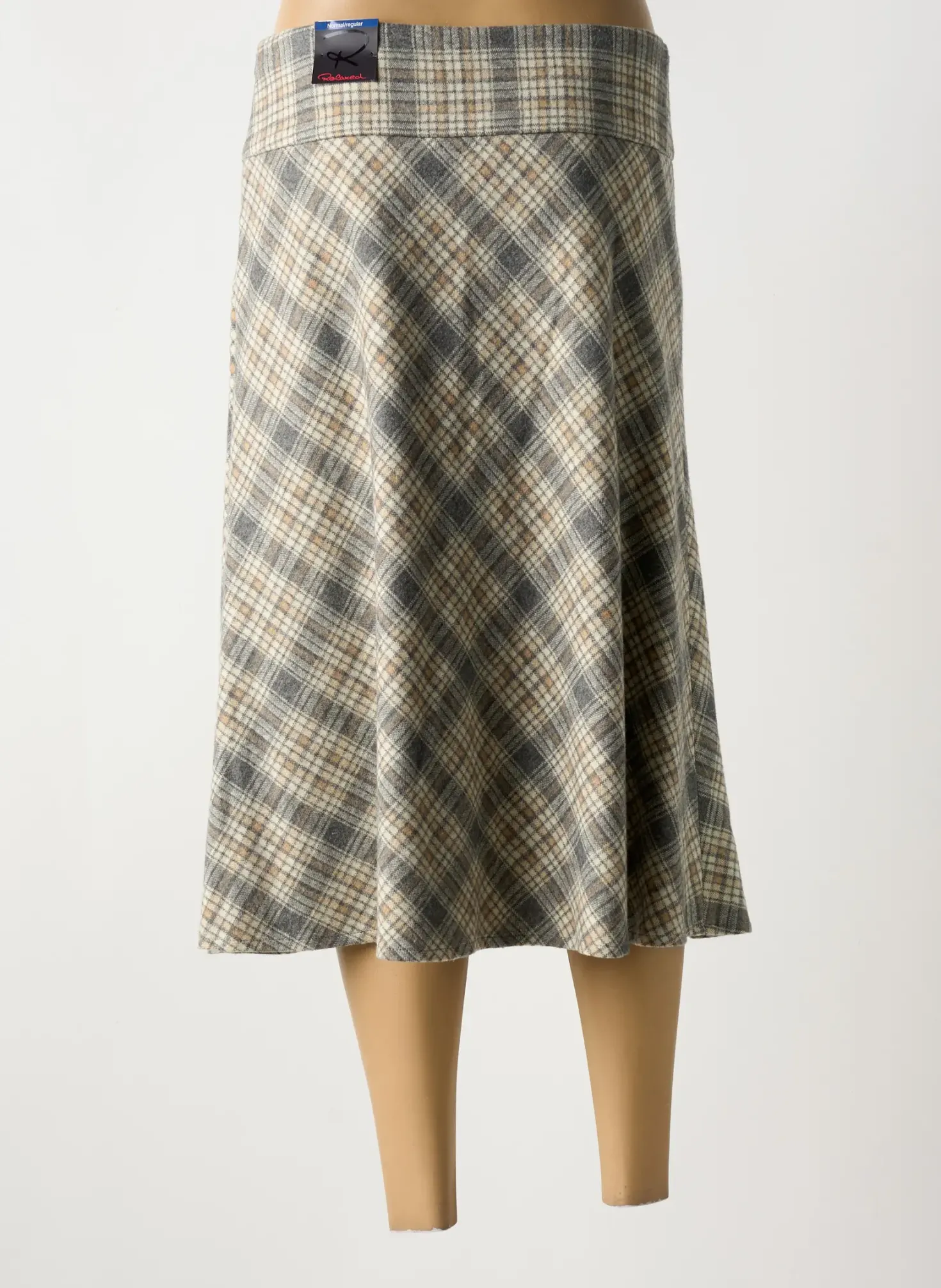 Jupe Mi-longue Toni Dress Gris