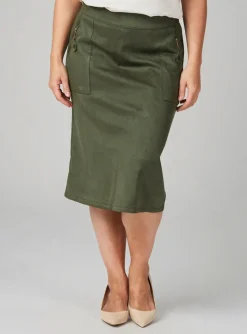 Jupe Mi-longue Vetistyle Vert