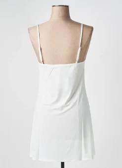 Jupon /fond De Robe Rose Pomme Blanc