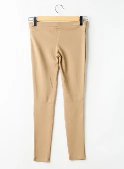 Legging La Fee Maraboutee Beige Taille Élastique