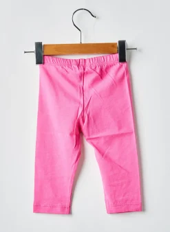 Legging Les Petits Coeurs À La Mer Rose Taille Élastique