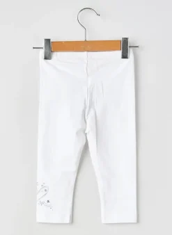 Legging 3 Pommes Blanc Taille Élastique