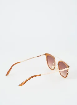 Lunettes De Soleil Iyü Marron