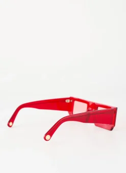Lunettes De Soleil Jacquemus Rouge
