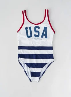 Maillot De Bain 1 Pièce Banana Moon Bleu