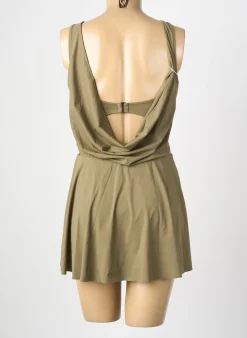 Maillot De Bain 1 Pièce Halara Vert Haut Soutien-gorge Avec Mousse De Rembourrage Amovible