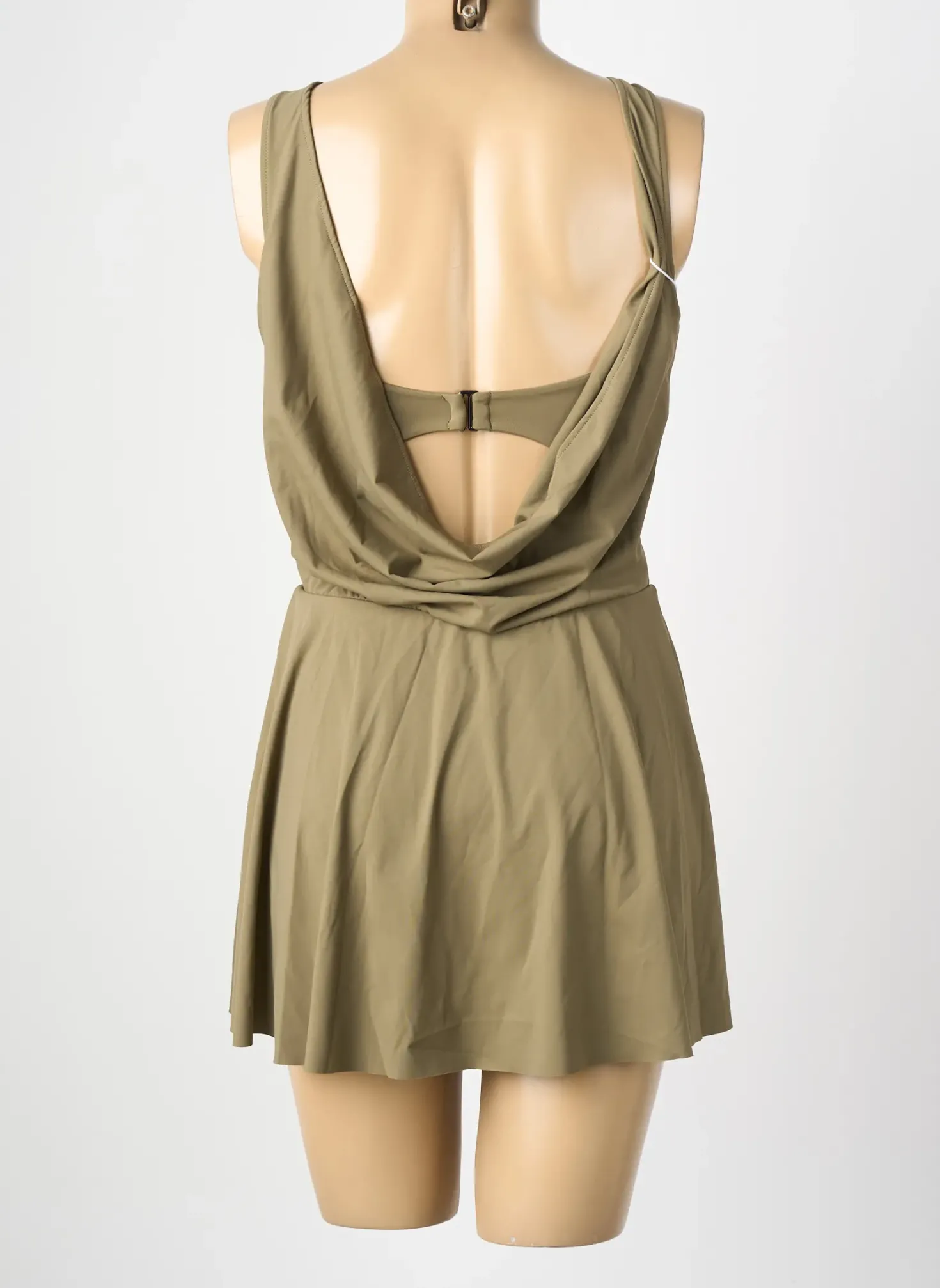 Maillot De Bain 1 Pièce Halara Vert Haut Soutien-gorge Avec Mousse De Rembourrage Amovible