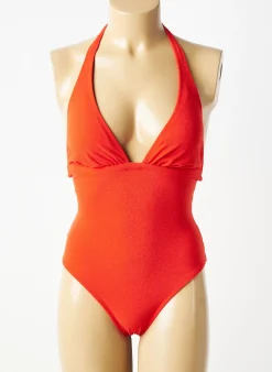 Maillot De Bain 1 Pièce Pain De Sucre Rouge