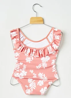 Maillot De Bain 1 Pièce Petit Bateau Rose