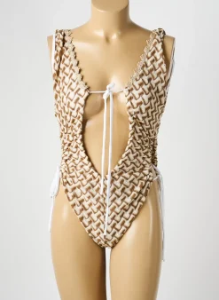 Maillot De Bain 1 Pièce Pho Firenze Or