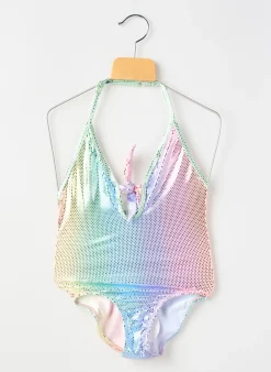 Maillot De Bain 1 Pièce Princesse Ilou Rose