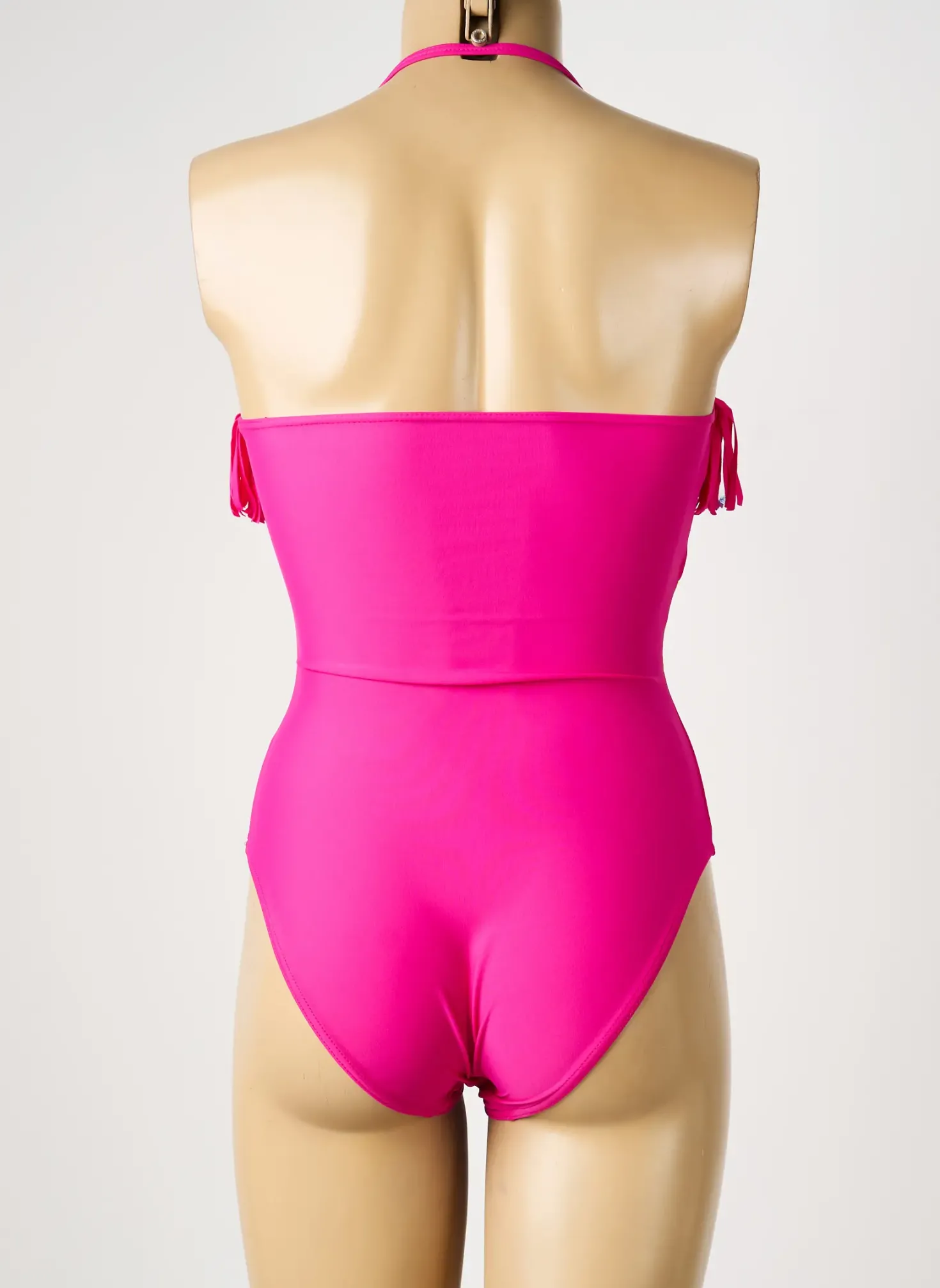 Maillot De Bain 1 Pièce Reglisse Rose Haut Soutien-gorge Avec Mousse De Rembourrage Amovible