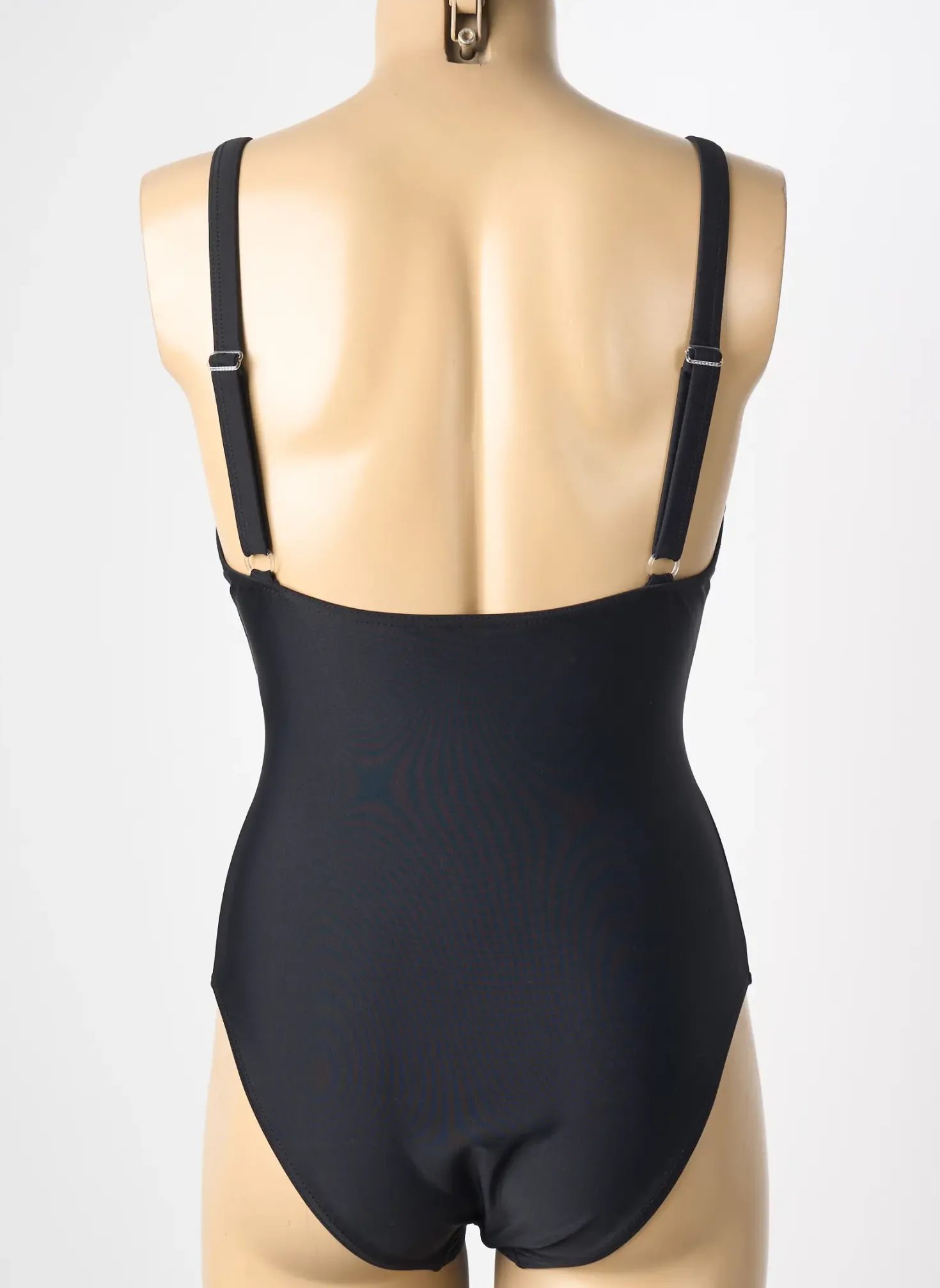 Maillot De Bain 1 Pièce Reglisse Noir Haut Soutien-gorge Balconnet