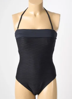 Maillot De Bain 1 Pièce Reglisse Noir Haut Bandeau