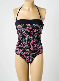 Maillot De Bain 1 Pièce Reglisse Noir Haut Bandeau