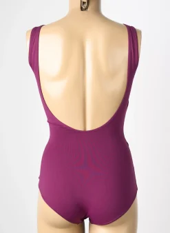 Maillot De Bain 1 Pièce Reglisse Violet Haut Soutien-gorge Balconnet