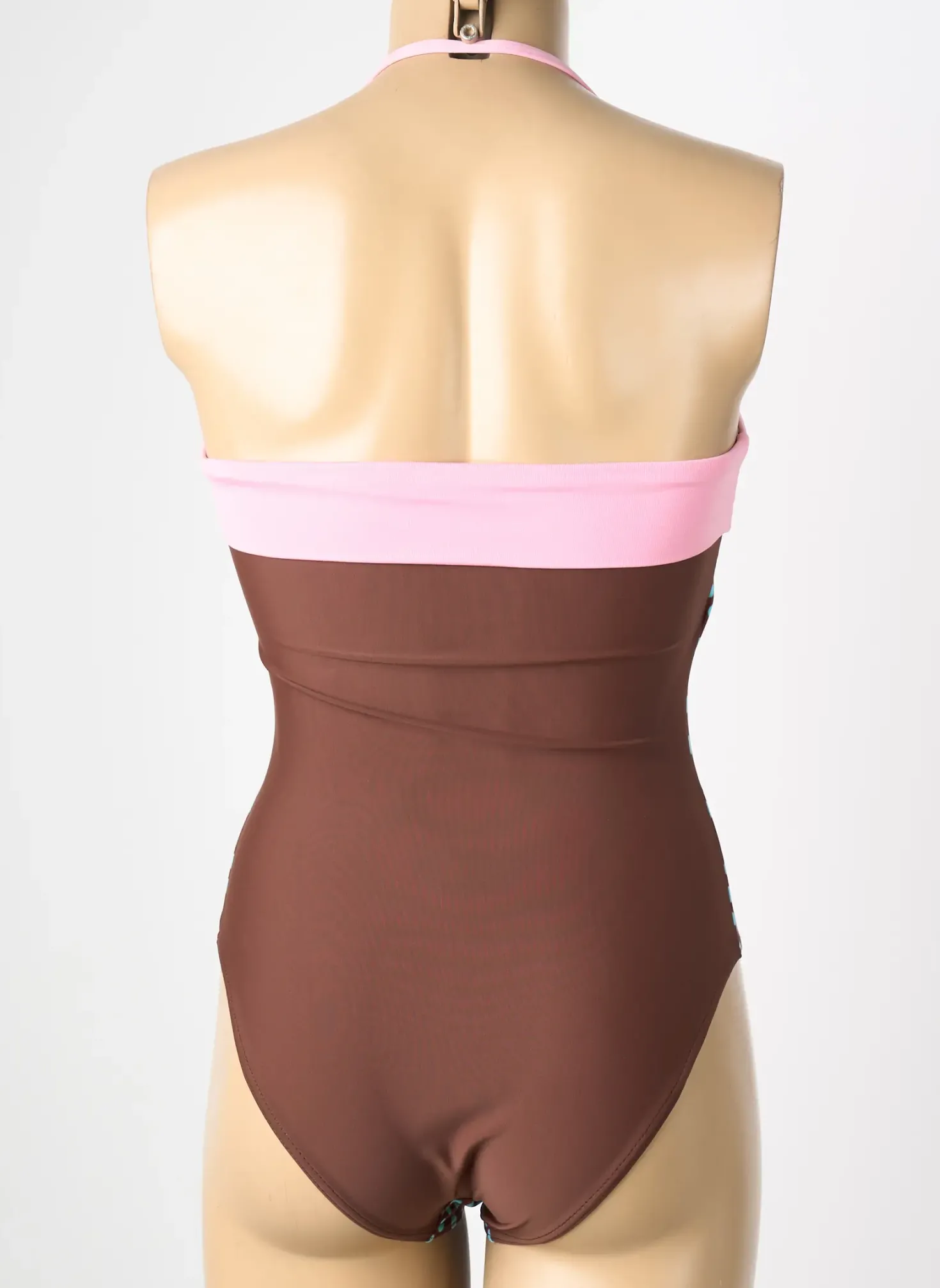 Maillot De Bain 1 Pièce Reglisse Marron Haut Bandeau