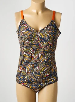 Maillot De Bain 1 Pièce Rose Pomme Noir