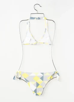 Maillot De Bain 2 Pièces Beachwear Gris