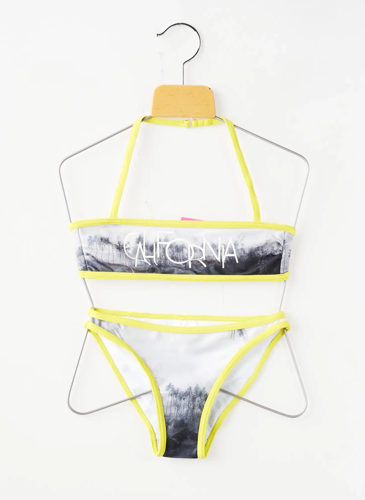 Maillot De Bain 2 Pièces Beachwear Gris
