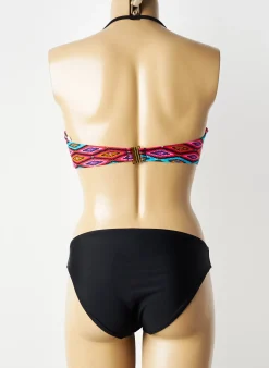 Maillot De Bain 2 Pièces Deidad Noir Haut Bandeau