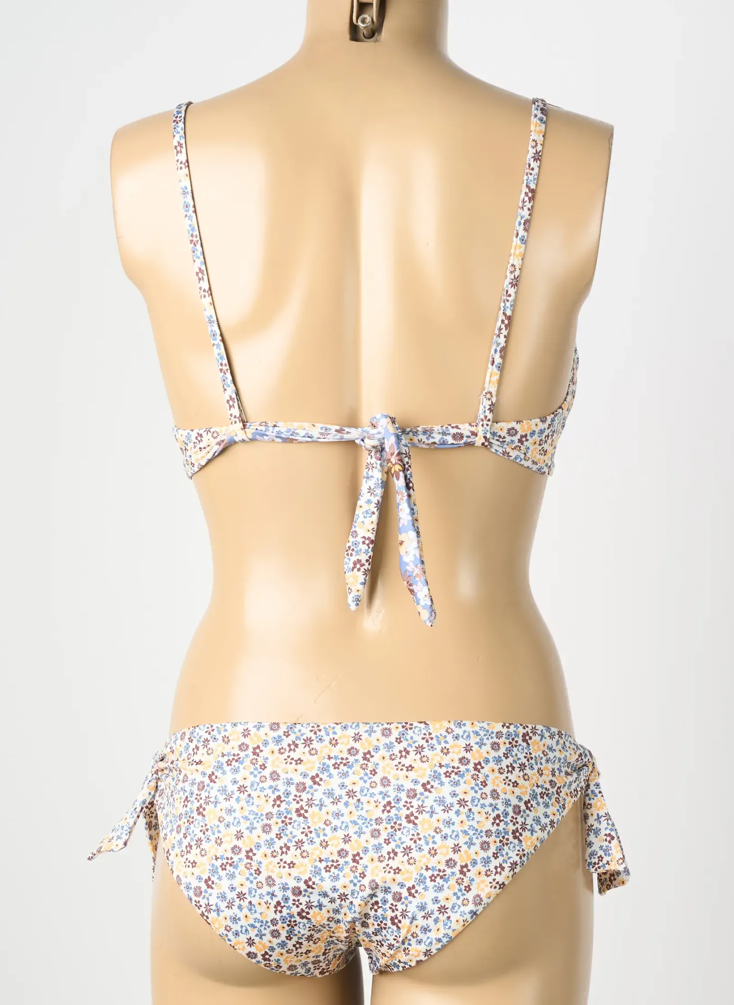 Maillot De Bain 2 Pièces Genius Jaune Haut Soutien-gorge Push-up