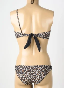 Maillot De Bain 2 Pièces Genius Noir Haut Soutien-gorge Moulé
