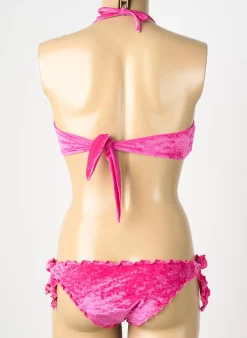 Maillot De Bain 2 Pièces Genius Rose Haut Bandeau