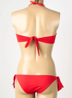 Maillot De Bain 2 Pièces Genius Rouge Haut Bandeau