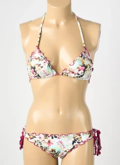 Maillot De Bain 2 Pièces Genius Violet Haut Triangles