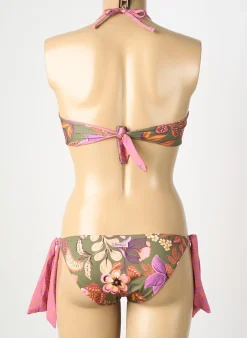 Maillot De Bain 2 Pièces Genius Vert Haut Bandeau