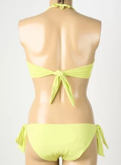 Maillot De Bain 2 Pièces Genius Vert Haut Bandeau