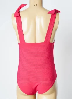 Maillot De Bain 1 Pièce Simone Perele Rose Haut Soutien-gorge Emboitant