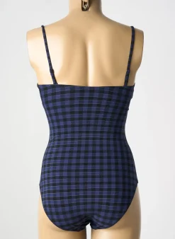 Maillot De Bain 1 Pièce Simone Perele Bleu Haut Soutien-gorge Avec Mousse De Rembourrage Amovible
