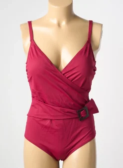Maillot De Bain 1 Pièce Simone Perele Violet Haut Triangles