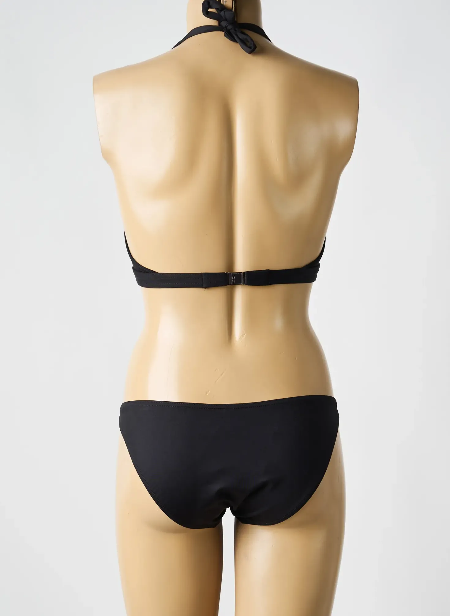 Maillot De Bain 2 Pièces Janine Robin Noir Haut Soutien-gorge Balconnet