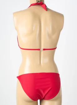 Maillot De Bain 2 Pièces Kalaïs Rouge Haut Triangles