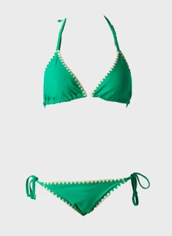 Maillot De Bain 2 Pièces Lagon Bleu Vert