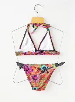 Maillot De Bain 2 Pièces Lagon Bleu Violet
