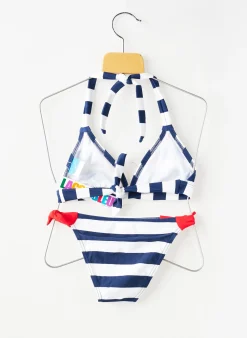 Maillot De Bain 2 Pièces Lagon Bleu Bleu