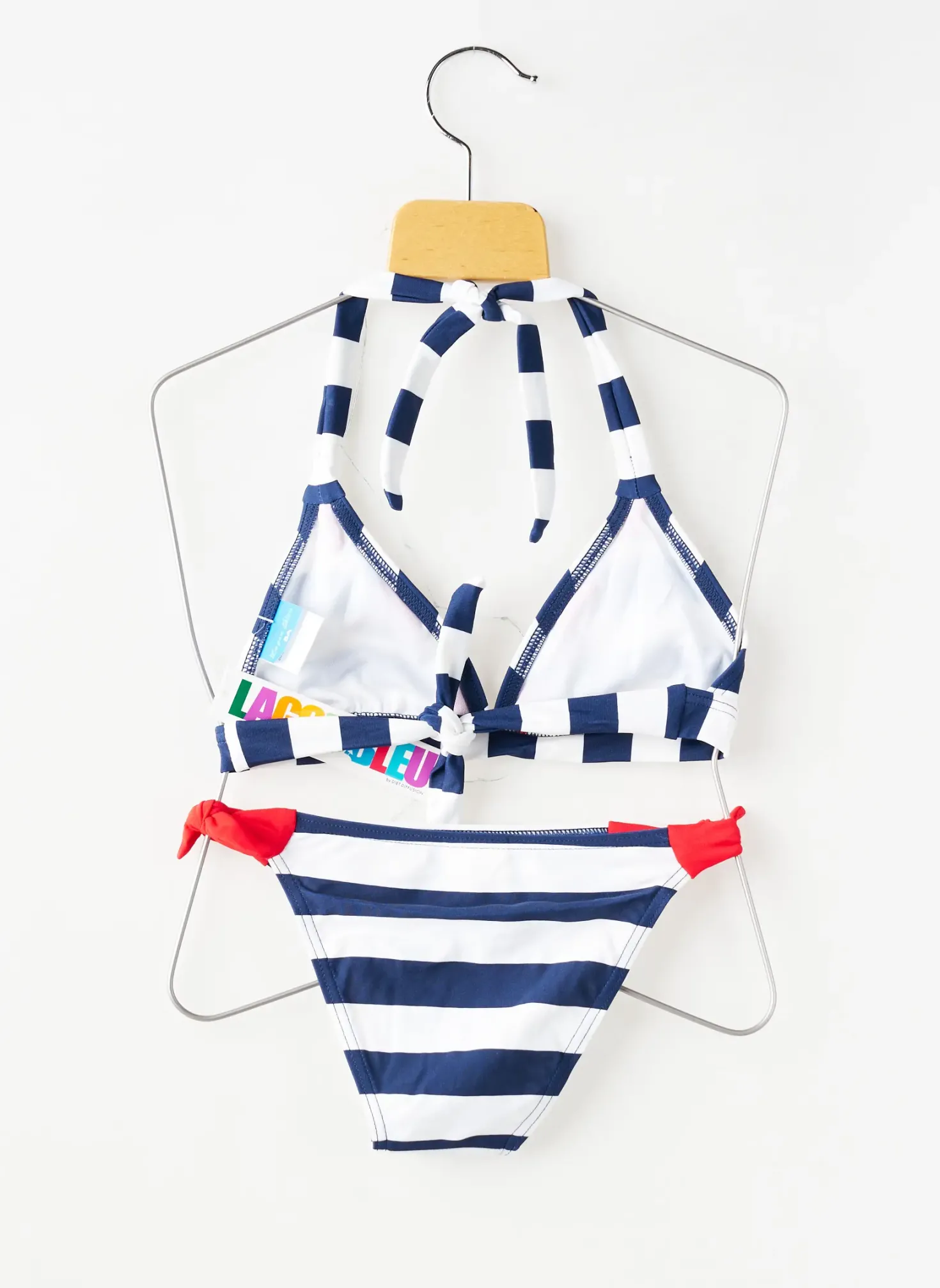 Maillot De Bain 2 Pièces Lagon Bleu Bleu